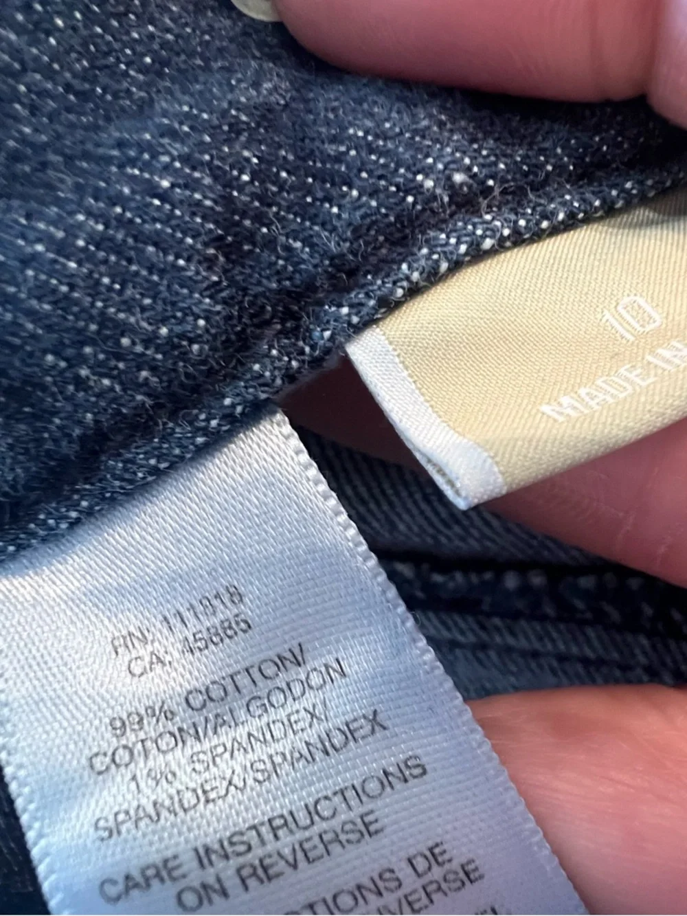 Michael Kors Dark Blue Bootcut Jeans Size 10